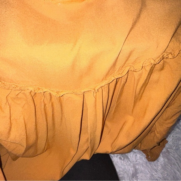 Sundance Femme Military Blouse Crinkle Button Down Long Sleeve 50% off w bundle - Picture 11 of 12